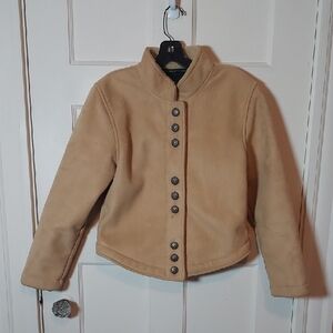 County Clothing Co Cheyenne Cropped Faux Suede Jacket M